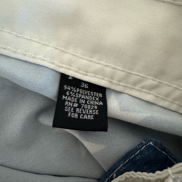 Carbon Red and White Swim Shorts American Flag Men’s Size 36 - Picture 8 of 9